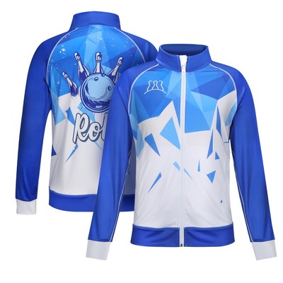 Athletic Full Zip Raglan Training Jacket (Full Color)