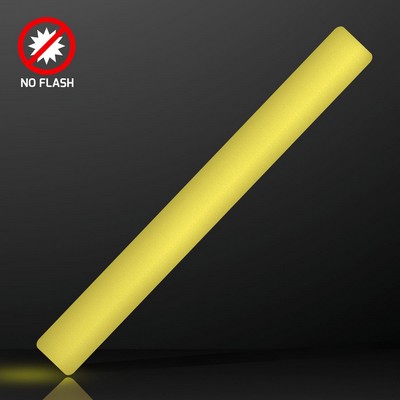 Yellow Steady Light Cheer Sticks, No Flash 16" - BLANK